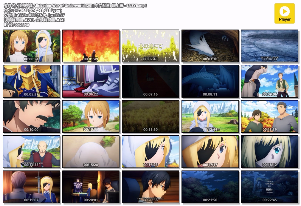 刀劍神域 Alicization War of Underworld [25] [中文配音] 線上看 - LNZYB.mp4.jpg
